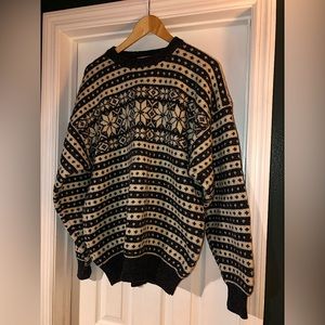 Gagarin mens 1980 100% Shetland Wool sweater.